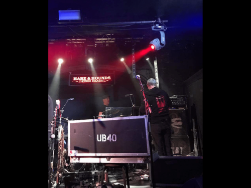 UB40 stage set up